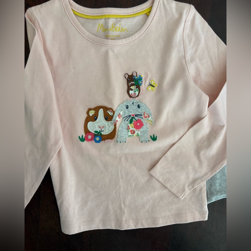 Mini boden 3/4 shirt bundle